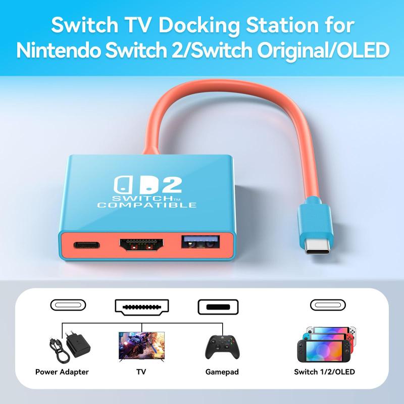 TV Dock Klipdasse Switch 2 para Nintendo Switch 2 (2025) - Switch